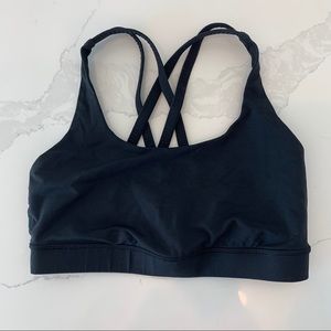Lululemon Sports Bra size 6 Black
